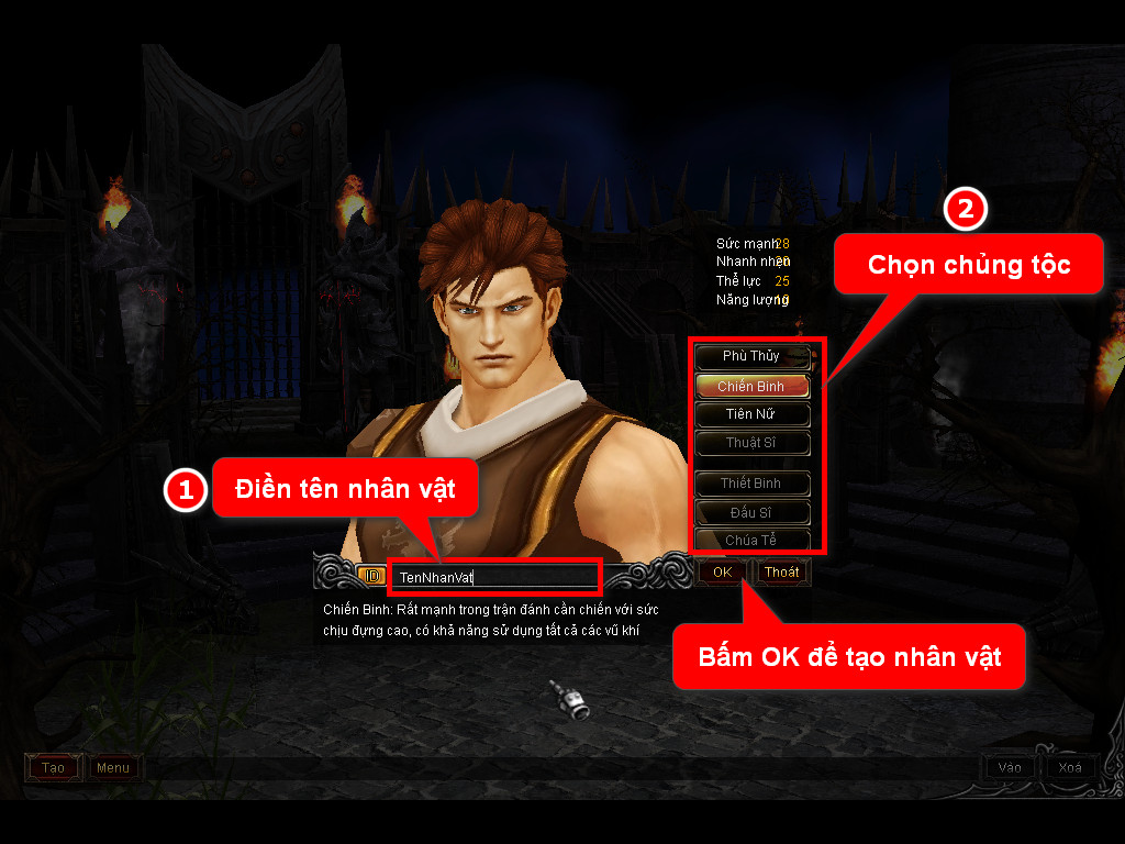 Chức năng chính của Game MU Thiên Tân Chức năng chính của Game MU Thiên Tân